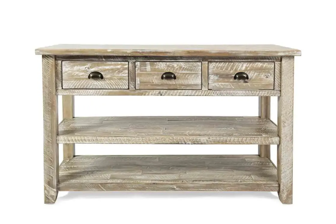Mor Furniture Artisans Sofa Table In Gray