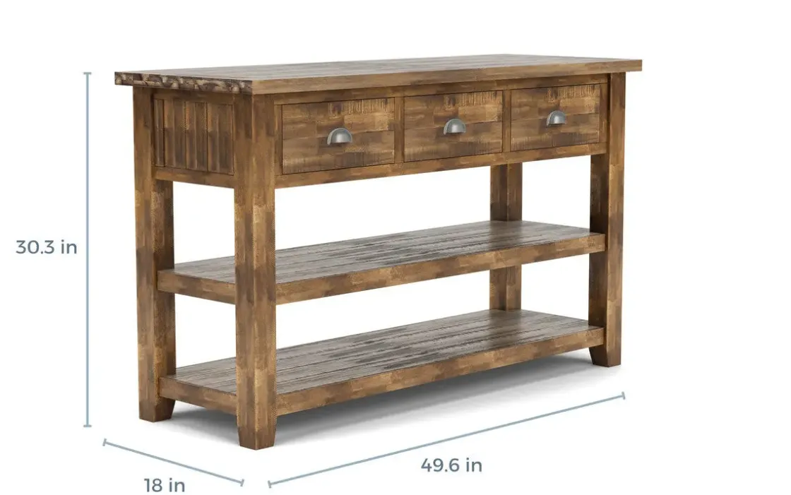 Mor Furniture Artisans Sofa Table In Gray