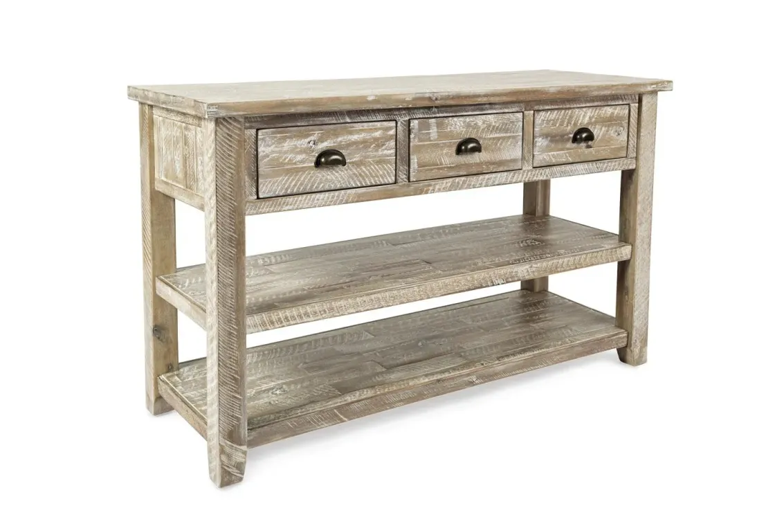 Mor Furniture Artisans Sofa Table In Gray