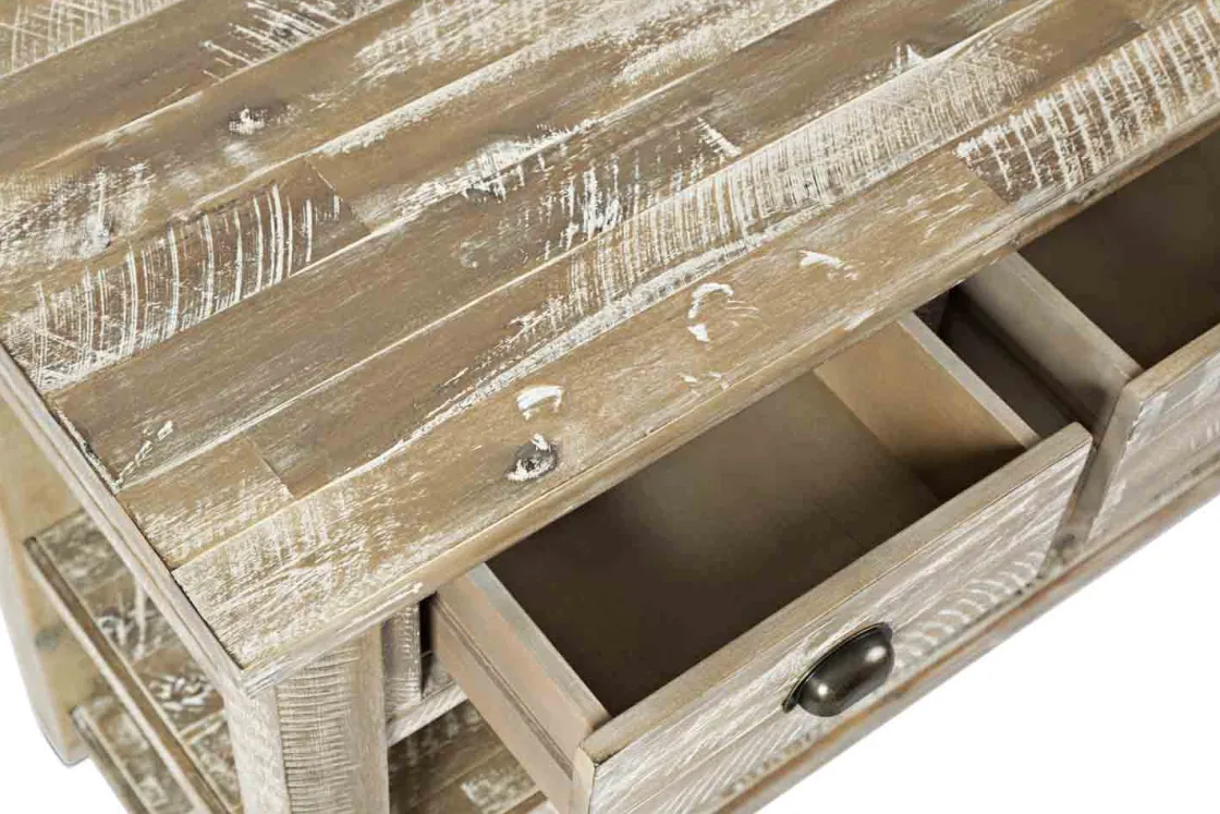 Mor Furniture Artisans Sofa Table In Gray