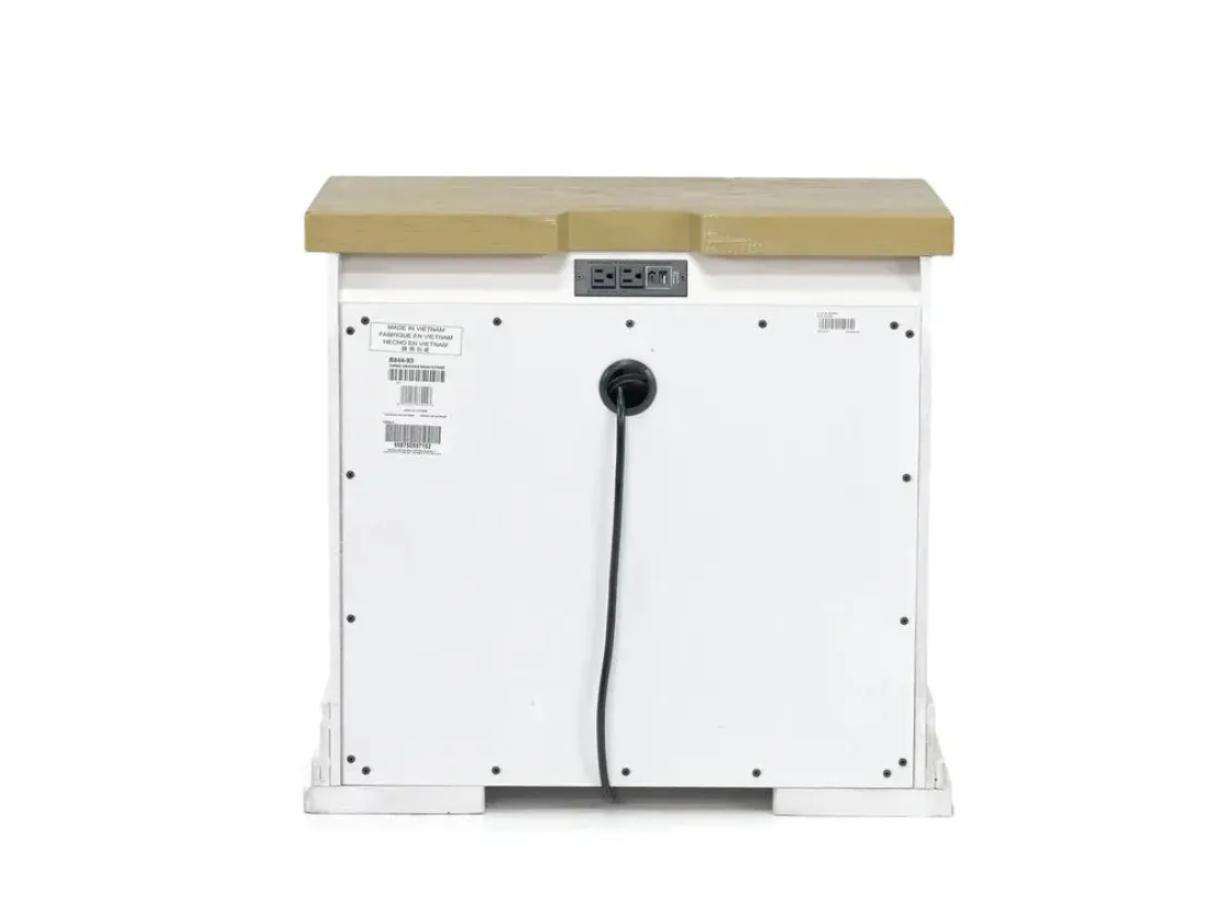 Mor Furniture Ashbryn Nightstand In White