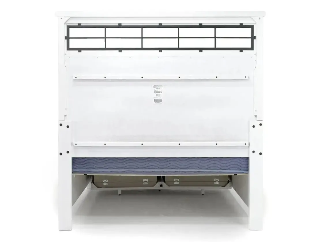 Mor Furniture Ashbryn Storage Bed In White, Queen