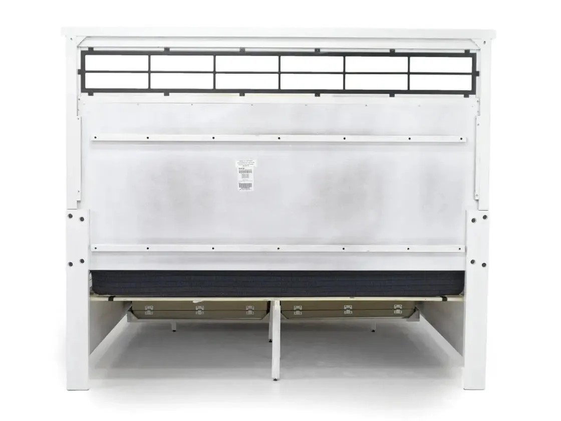 Mor Furniture Ashbryn Storage Bed In White, Queen