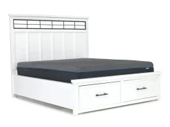 Mor Furniture Ashbryn Storage Bed In White, Queen