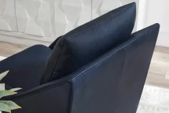 Mor Furniture Asher Leather 360 Degree Swivel Chair In Ice