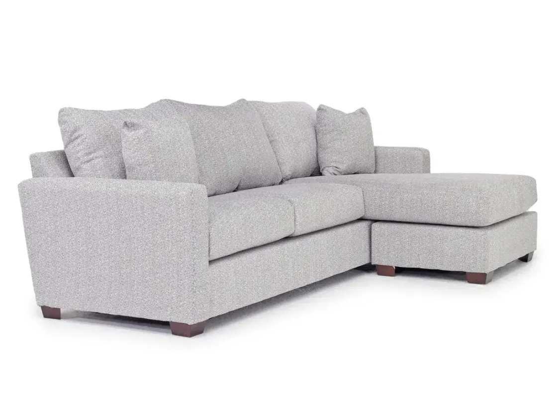 Mor Furniture Ashfield Reversible Sofa Chaise In Ashfield Graphite