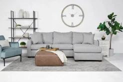 Mor Furniture Ashfield Reversible Sofa Chaise In Ashfield Graphite
