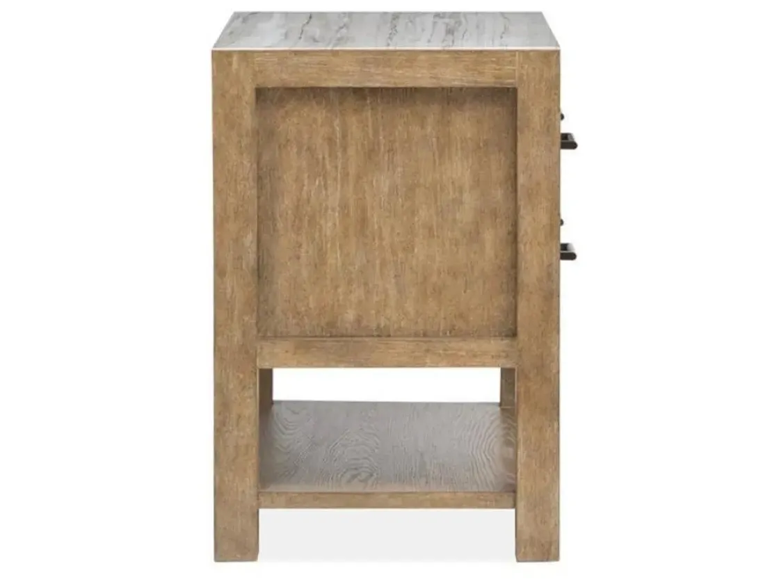 Mor Furniture Aspen Valley 2 Drawer Nightstand In Black