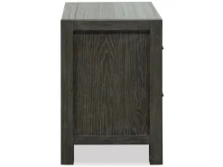 Mor Furniture Aspen Valley 2 Drawer Nightstand In Black