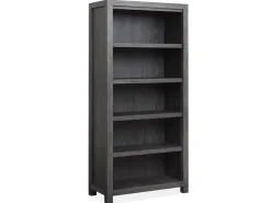 Mor Furniture Aspen Valley Bookcase In Ravenwood Black