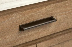 Mor Furniture Aspen Valley Display Cabinet In Ravenwood Black