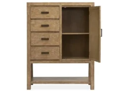 Mor Furniture Aspen Valley Door Chest In Sierra Brown