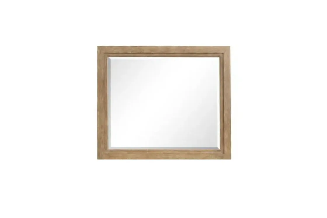 Mor Furniture Aspen Valley Panel Bed, Dresser, Mirror & Nightstand In Sierra Brown, Queen