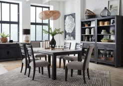 Mor Furniture Aspen Valley Side Chair In Ravenwood Black