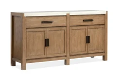 Mor Furniture Aspen Valley Sideboard In Sierra Brown