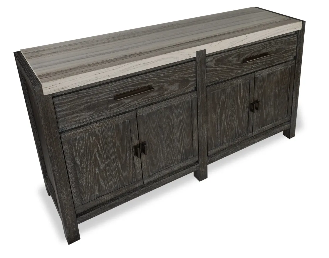 Mor Furniture Aspen Valley Sideboard In Sierra Brown