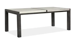 Mor Furniture Aspen Valley Stone Top Dining Table In Sierra Brown