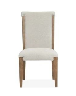 Mor Furniture Aspen Valley Trestle Dining Table, 4 Chairs & 2 Upholstered Chairs In Ravenwood Black