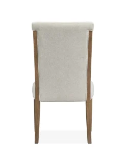 Mor Furniture Aspen Valley Trestle Dining Table, 4 Chairs & 2 Upholstered Chairs In Ravenwood Black