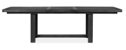 Mor Furniture Aspen Valley Trestle Dining Table, 4 Chairs & Bench In Sierra Brown