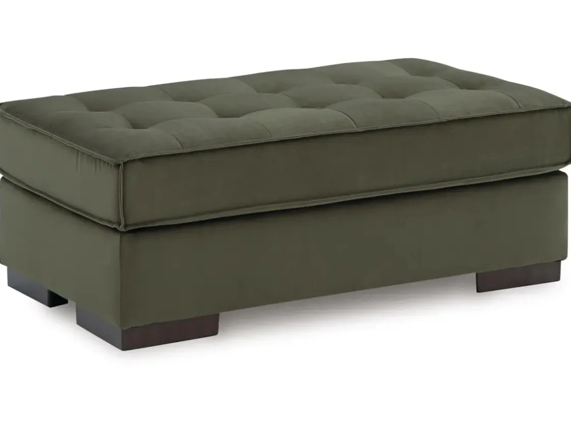 Mor Furniture Austen Oversized Ottoman In Olive