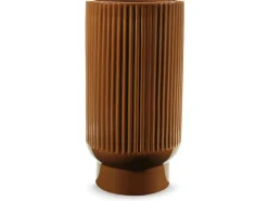 Mor Furniture Avalyah Short Indoor/Outdoor Planter Vase In Burnt Umber
