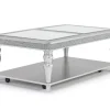 Mor Furniture Avril Coffee Table In Silver