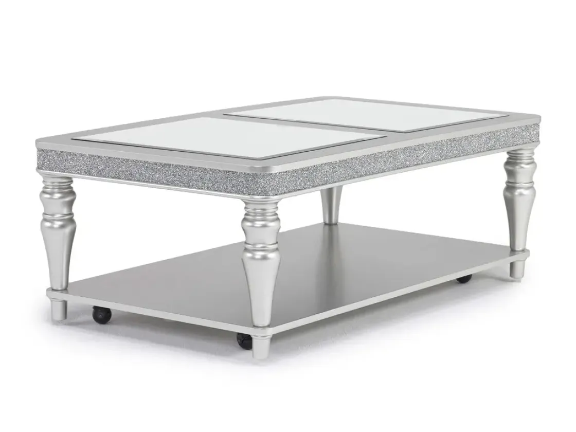 Mor Furniture Avril Coffee Table In Silver