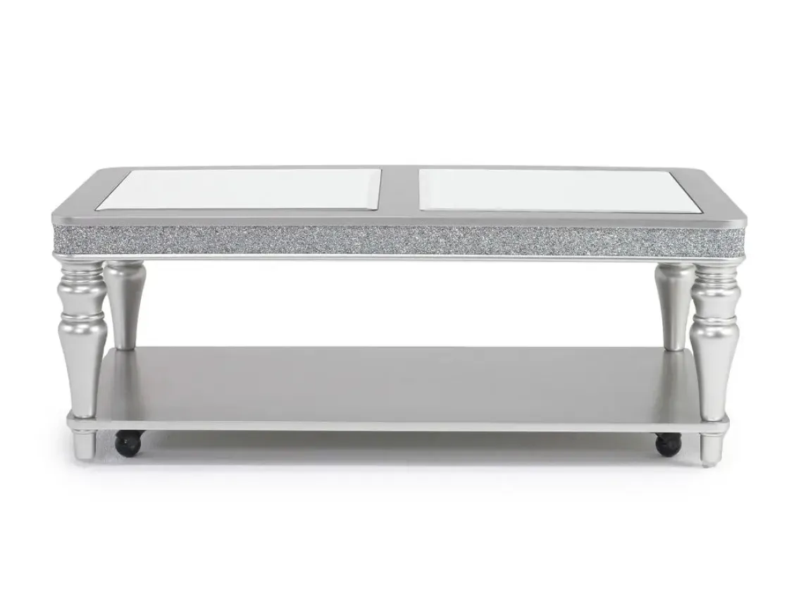 Mor Furniture Avril Coffee Table In Silver