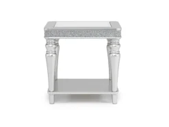 Mor Furniture Avril End Table In Silver