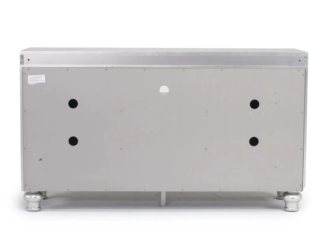 Mor Furniture Avril Media Console In Silver, 70 Inch