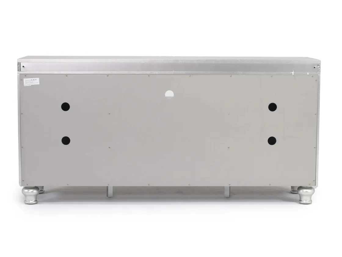 Mor Furniture Avril Media Console In Silver, 70 Inch