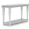 Mor Furniture Avril Sofa Table In Silver