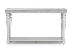 Mor Furniture Avril Sofa Table In Silver