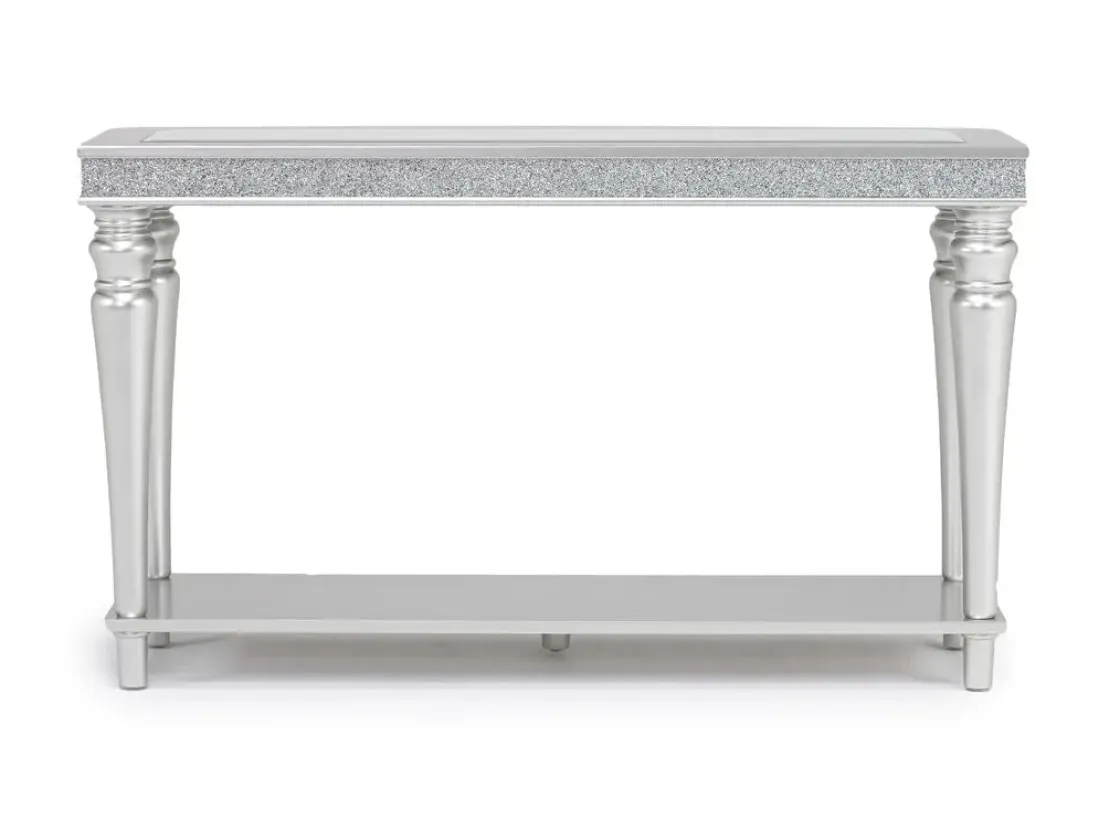 Mor Furniture Avril Sofa Table In Silver