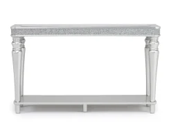 Mor Furniture Avril Sofa Table In Silver