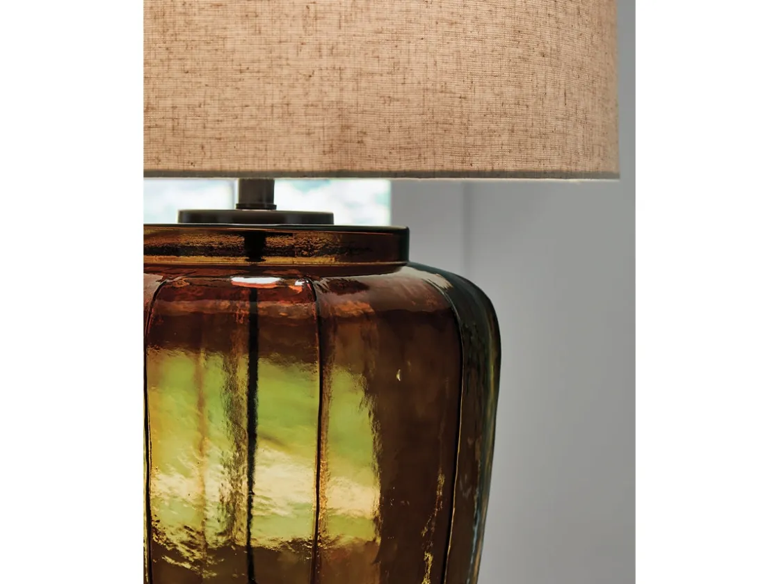 Mor Furniture Bainmore Table Lamp In Amber