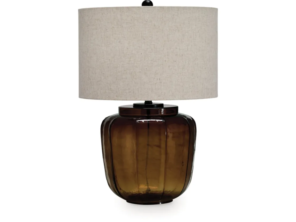 Mor Furniture Bainmore Table Lamp In Amber