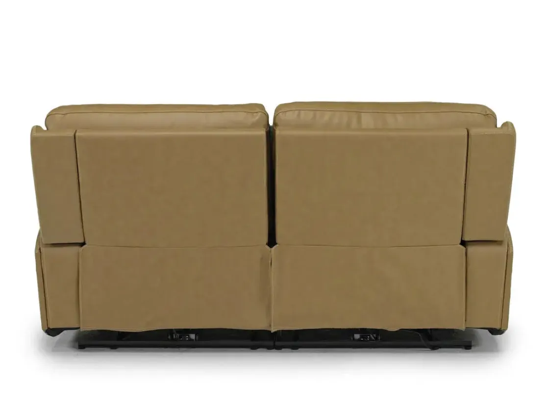 Mor Furniture Banks 3 Power Loveseat In Leather