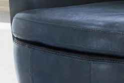Mor Furniture Barolo Leather Swivel Club Chair In Caramel
