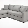 Mor Furniture Barrett Reversible Sofa Chaise In Fisk Smoke