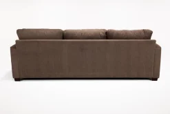 Mor Furniture Barrett Reversible Sofa Chaise In Fisk Smoke