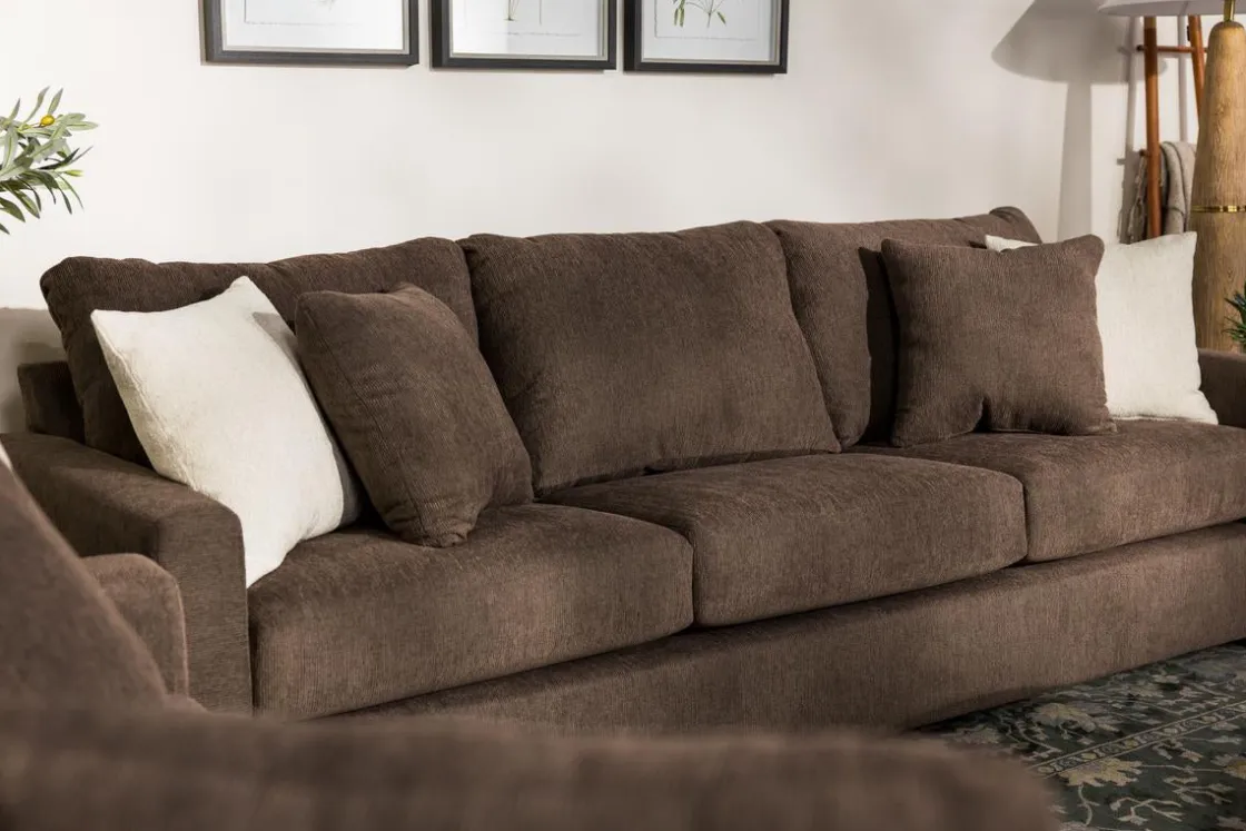Mor Furniture Barrett Sofa In Fisk Mushroom
