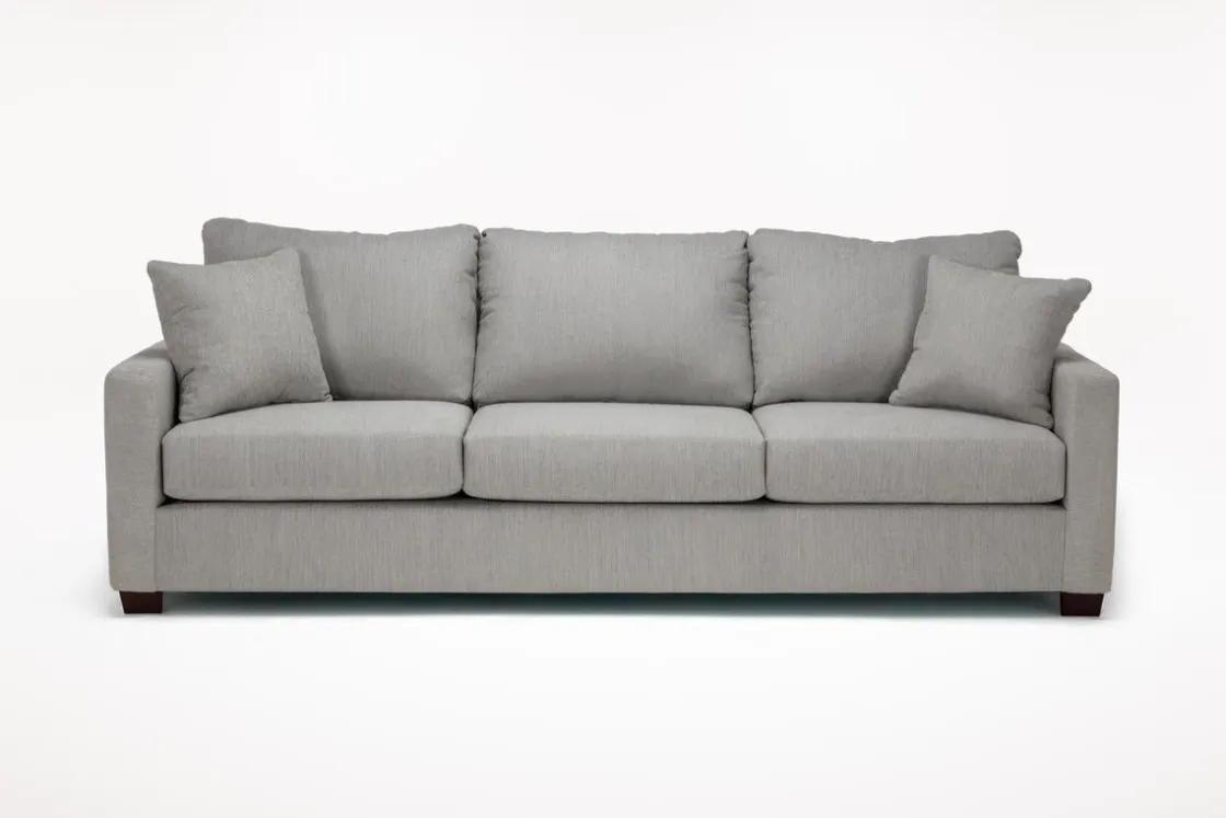 Mor Furniture Barrett Sofa In Fisk Mushroom