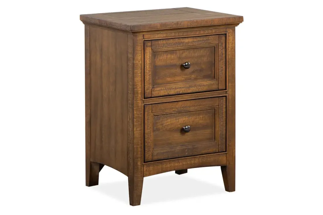Mor Furniture Bay Creek 3 Drawer Nightstand In Light Gray