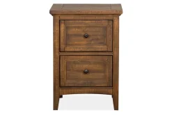 Mor Furniture Bay Creek 3 Drawer Nightstand In Light Gray