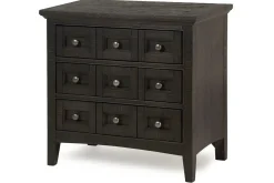 Mor Furniture Bay Creek 3 Drawer Nightstand In Light Gray