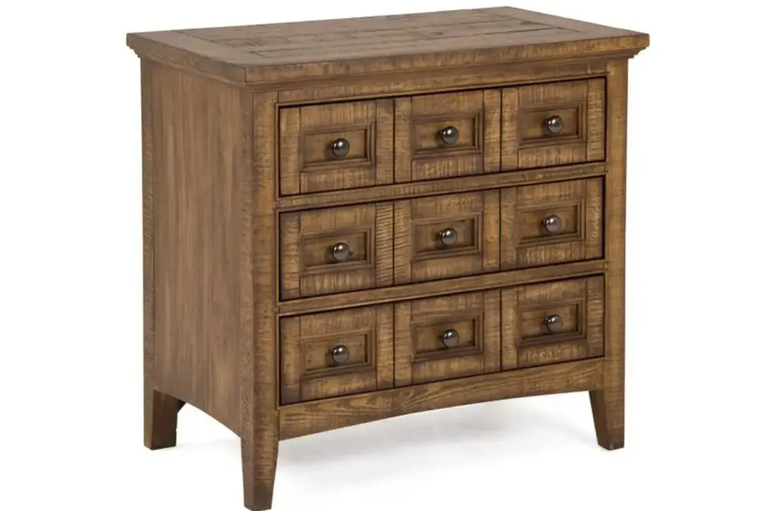 Mor Furniture Bay Creek 3 Drawer Nightstand In Light Gray