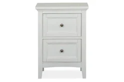 Mor Furniture Bay Creek 3 Drawer Nightstand In Light Gray