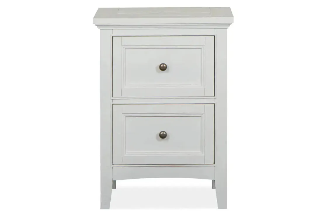 Mor Furniture Bay Creek 3 Drawer Nightstand In Light Gray